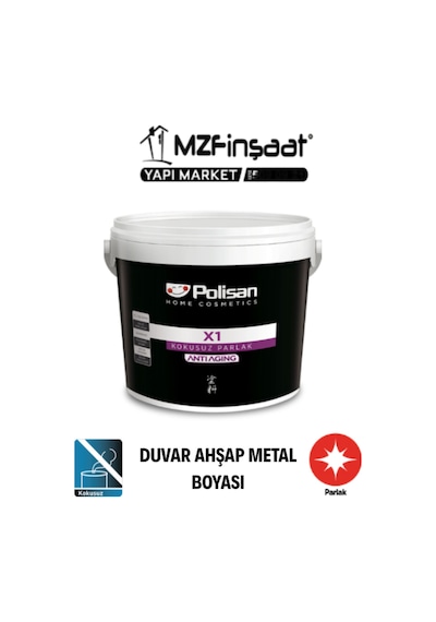 X1 Kokusuz Parlak Amerikan Panel Kapı Beyaz