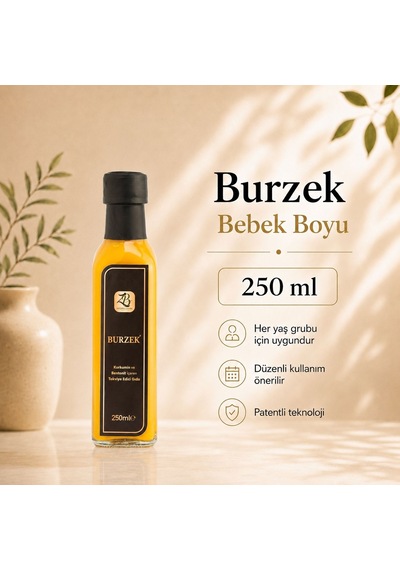 ZB SAĞLIKLI YAŞAM Burzek - Kurkumin Ve Bentonit Kili Içeren Takviye Edici Gıda - 250 Ml