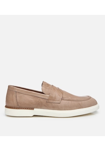 Hotiç Erkek Deri Bej Ultra Hafif Tabanlı Klasik Loafer 02ayh305440a310 Bej