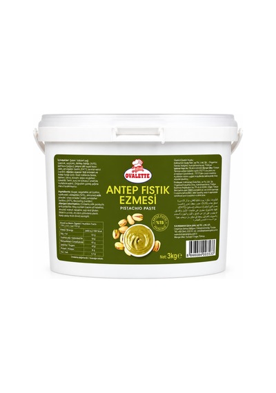 Ovalette Antep Fıstığı Ezmesi 3 Kg