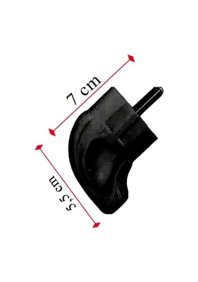 Siyah Monoblok Topraklı Erkek Fiş