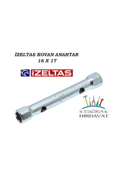 İzeltaş 16x17 Mm Kovan Anahtar İki Ağız N11.15344