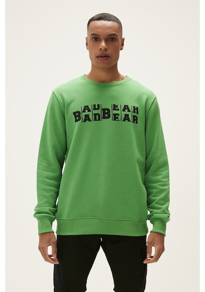 Bad Bear Counter Crewneck Erkek Sweatshirt Yeşil