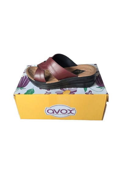Avox Onu Açık Ortopedik Terlik Bordo