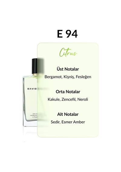 David Walker E94 Sure Erkek Parfüm EDP 50 ML