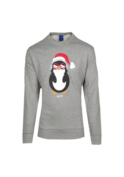 Jack & Jones Erkek Sweatshırt 12161796-lıght-grey Gri