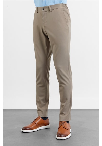İmza Vizon Yan Cep Örme Slim Fit Esnek Jogger Pantolon 1003260173