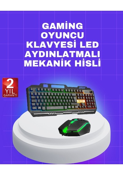 Gaming Klavye Mouse Çatışmasız Tuş Hızlı Tepki Süresi Mh-hs9043-6990