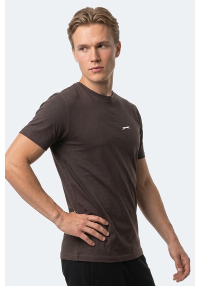 Slazenger Rosalva In Erkek Koyu Kahve Tişört Kahverengi
