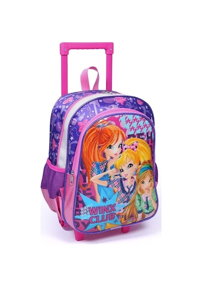 Yaygan Winx Club Çekçek Tekerlekli Okul Çantası - Pembe - Kız Çocuk