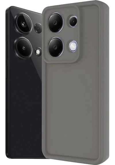 Newface Xiaomi Redmi Note 13 Pro 4g Kılıf Viera Silikon - Gri