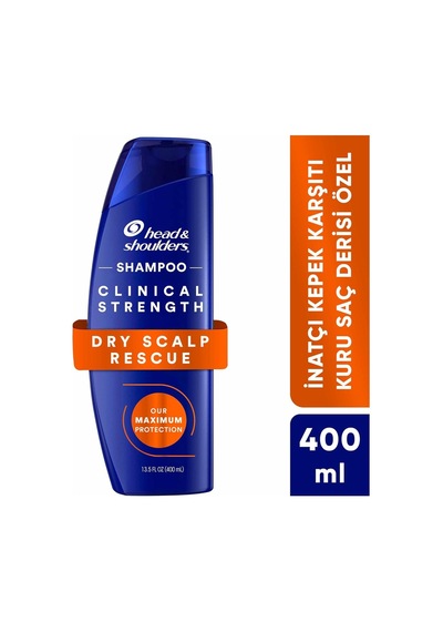 Head &amp Shoulders Clinical Strength Dry Scalp Rescue Kuru Saç Derisine Özel Şampuan 400 Ml Diğer