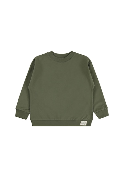 Civil Boys Basic 6-9 Yaş Sweatshirt - Haki Koyu Haki