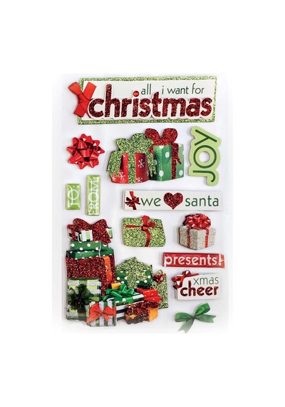 Lexroo 3d Çıkartmalar 4,5"x8,5"-all I Want For Christmas Standart