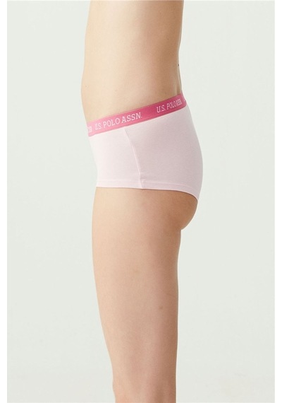 U.S. Polo Assn. U.s Polo Assn. 66115 Kadın 3 Lü Şort Külot-pembe&gri&mint Pembe