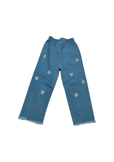 Erdem Kıds Kız Çocuk Pamuklu Beli Lastikli Jean Pantolon Günlük Rahat Kalıp Geniş Bol Paça Kot Pantolon Buz Mavi Buz Mavi Erdem Kıds Kız Çocuk Pamuklu Beli Lastikli Jean Pantolon Günlük Rahat Kalıp Geniş Bol Paça Kot Pantolon Buz Mavi Buz Mavi
