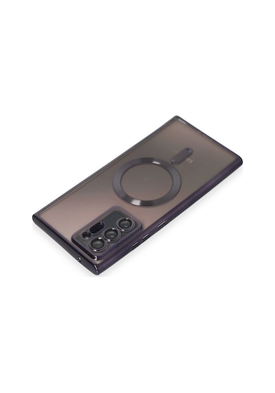 Samsung Galaxy  Uyumlu,  Note 20 Ultra Kılıf Kross Magneticsafe Kapak - Mor