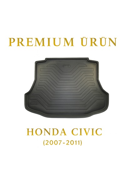 Honda Civic 2007 2011 Uyumlu 3d Bagaj Havuzu Premium