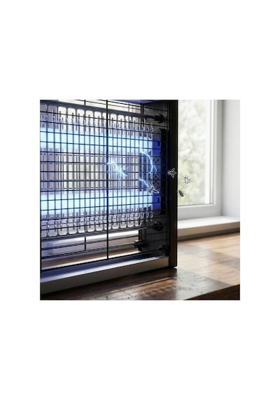 Asonic S26 20w Çift Cam Led Zincir Askısılı Sanayı Tipi Sinek Öldürücü 2000v Xl Boy Geniş Kapsama Alanı Tek Parça