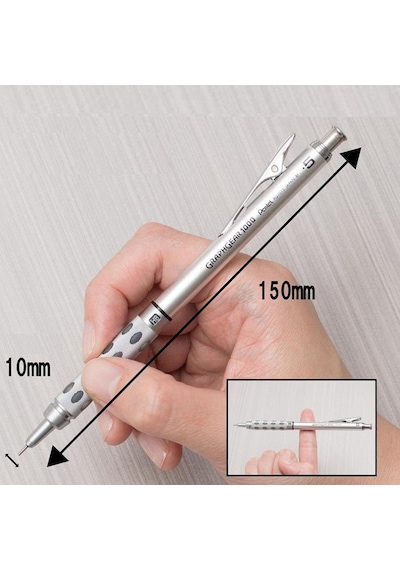 Pentel Graphgear 1000 Metal Gövdeli, Gizli Uçlu, Teknik Çizim Ve Diğer