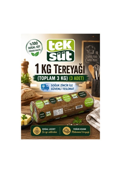 Tereyağ 1kg X 3 Adet