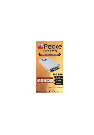Peace Gold Serisi 24v 15a Power Supply