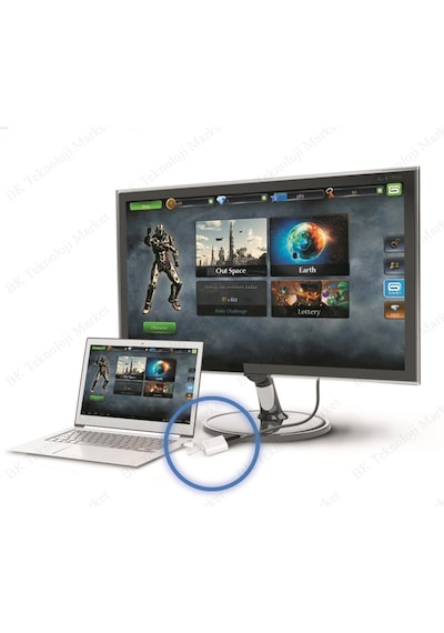 Mini Display Port (Thunderbolt) To Dvı (24+5) Dönüştürücü