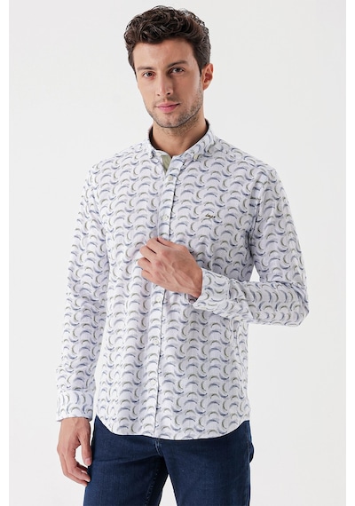 İmza Beyaz Uzun Kollu Baskılı Bez Ayağı Cepsiz Garnili Klasik Slim Fit Dar Kesim Gömlek 1004230228-beyaz Beyaz İmza Beyaz Uzun Kollu Baskılı Bez Ayağı Cepsiz Garnili Klasik Slim Fit Dar Kesim Gömlek 1004230228-beyaz Beyaz