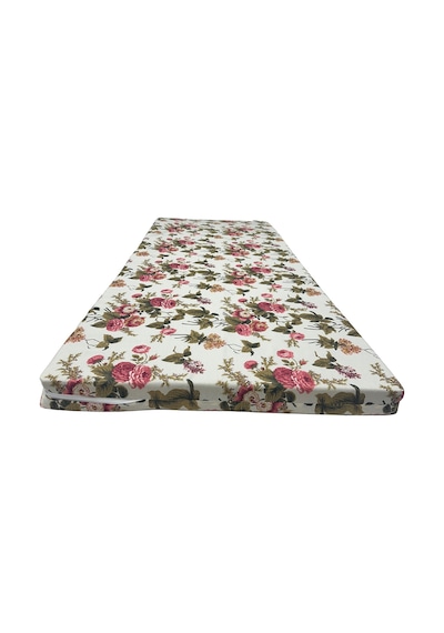 Sünger Yatak 80x180x6 Cm, Yer Yatağı, Balkon Yer Minderi,şantiye,karavan,deprem Yatağı-ingiliz Gülü