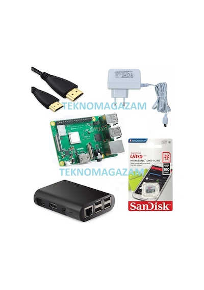 Raspberry Pi 3 B+ Başlangıç Seti