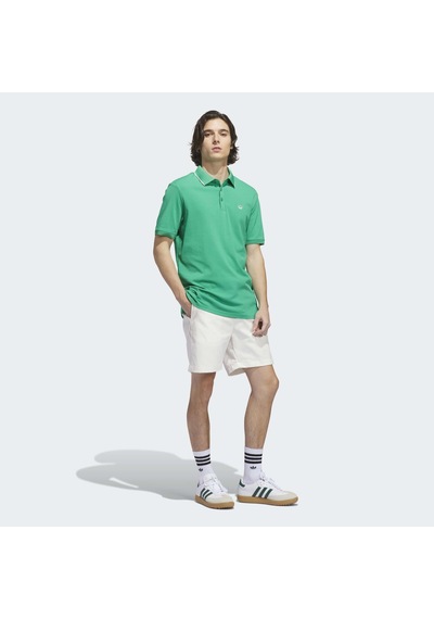 Adidas Originals Twistknit Trefoil Erkek Yeşil Polo Tişört Kb8616