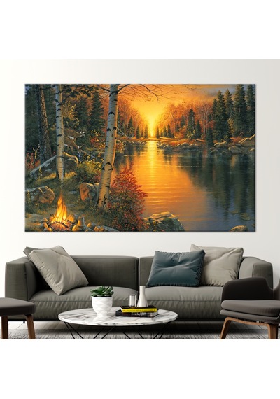 70x100cm 1 Parça Kanvas Tablo, Manzara Kanvas Baskı