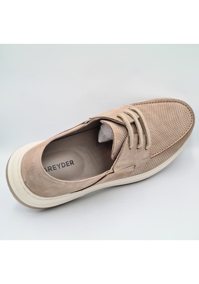 Greyder 64695 Vizon Nubuk Deri Erkek Casual Comfort Ayakkabı Vizon