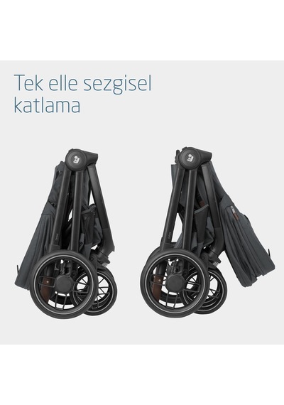 Maxi-Cosi Oxford-Pebble 360 Pro Çift Yönlü Seyahat Sistem Bebek Arabası Twillic Graphite