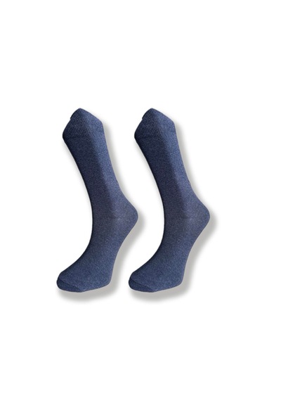 Silk Step 7'li Paket ,düz Desensiz 3 Çift Siyah, 2 Çift Antrasit , 2 Çift İndigo Renk , Erkek Çorabı Siya - Antrasit - Indigo