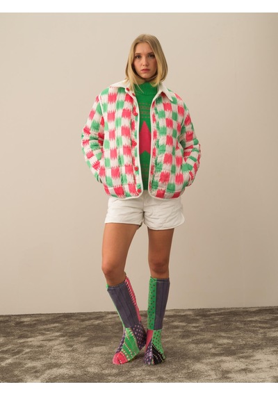 Xint Ekru Oversize Mont 400593 Beyaz