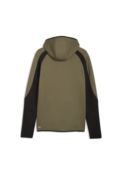 Puma Evostrıpe Fz Hoodie Dk Loden Green Erkek Yeşil Sweatshirt
