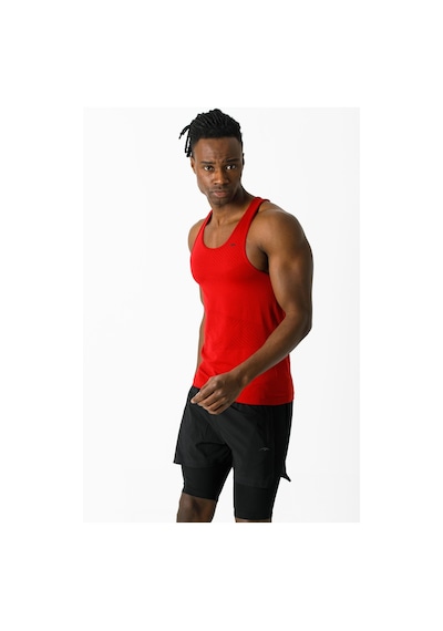 Maraton Active Ekstra Slim Erkek Atlet Yaka Kolsuz Training Kırmızı Atlet 824011-Kırmızı