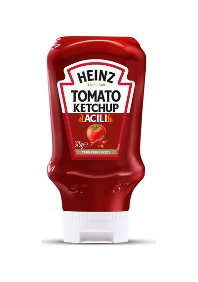 Heinz Acılı Ketçap 375 G - 6 Adet Tarı