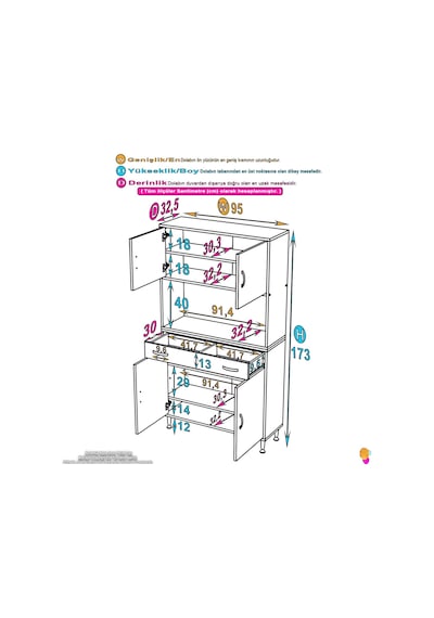 Eliusta Artex 95 Cm Yüksek Organizasyonlu Boy Dolabı 95x173x32,5 Cm Beyaz Banyo/mutfak Dolabı Beyaz Eliusta Artex 95 Cm Yüksek Organizasyonlu Boy Dolabı 95x173x32,5 Cm Beyaz Banyo/mutfak Dolabı Beyaz