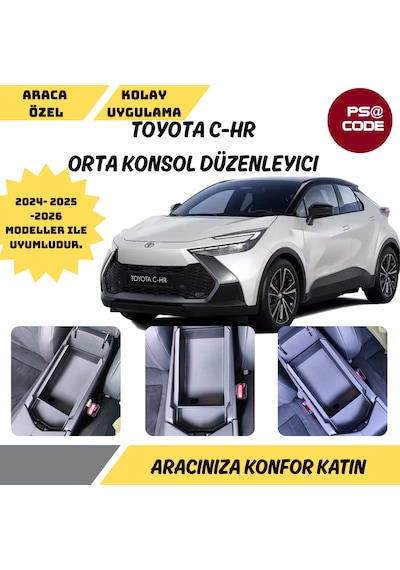 Toyota C-hr Hybrid 2024 2025 2026 İçin Araba Orta Kolçak Saklama Kutusu-organizer