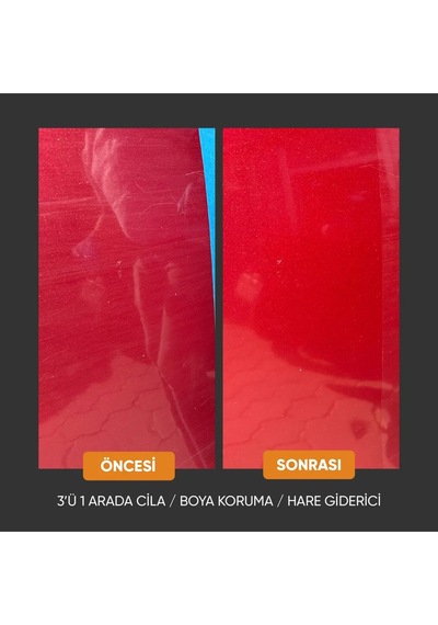 Demir Tozu & Jant Temizleyici + Seramik Katkılı Hızlı Ve Pratik Cila + Susuz Motor Temizleme Spreyi