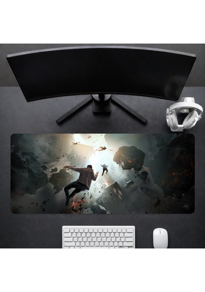 90x40 Cm Desenli Oyuncu Gaming Mouse Pad Kaymaz Kauçuk Taban Fare Altlığı Xxl Mousepad Landscape Serisi 04