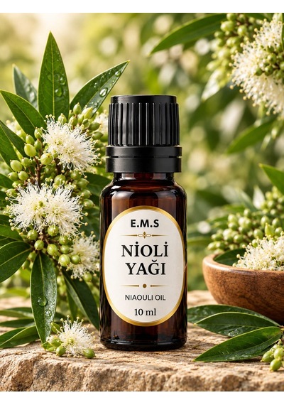 10 Ml Nioli Yağı - Niaouli Uçucu Yağ %100 Saf Ve Doğal Distilasyon.