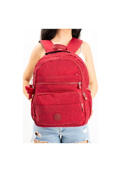 Ultra Hafif Çok Cepli Orta Boy Sırt Çantası Kırmızı Model: 571-3e - Kırmızı