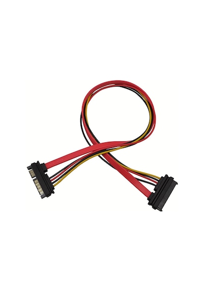 Sata Data 7+15 Pin Power Uzatma Kablosu 22 Pin Sata Data Power Uzatma Kablosu 50 Cm