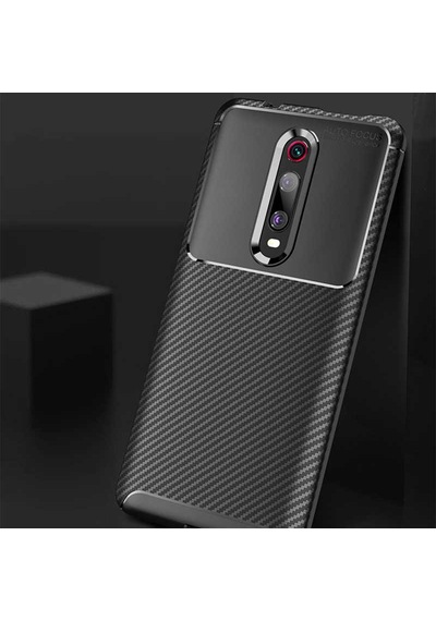 Xiaomi Mi 9t Kılıf Zore Negro Silikon Kapak Siyah