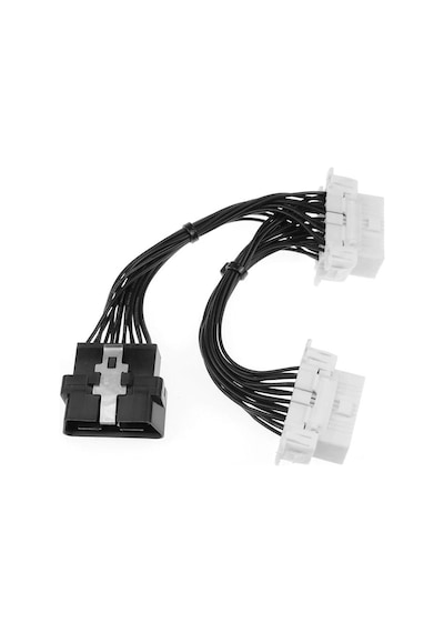 16 Pin Obd2 Uzatma Y Kablosu Elm327 1 Erkek 2 Dişi Araç Arıza
