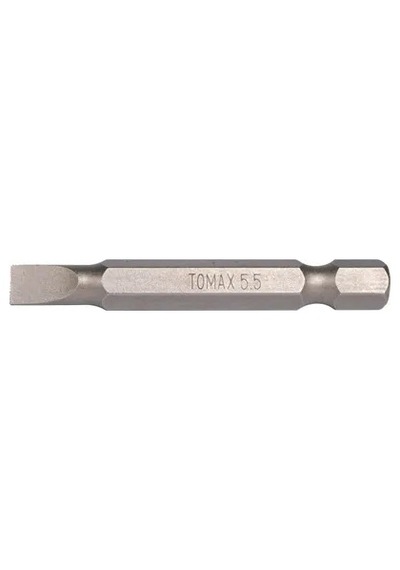 Tomax Bits Uç Manyetik Düz Uçlu Slot 5.5x50 Mm - 4 Adet