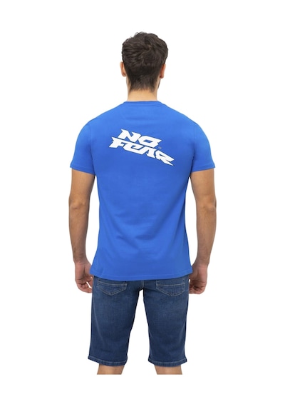 No Fear Bisiklet Yaka Kısa Kol Penye Erkek T-shirt 50042ırt Saks